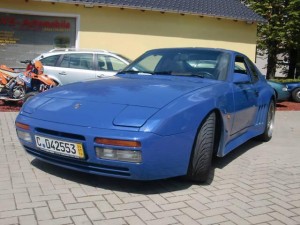 1986 Blue Strosek Porsche 944 Turbo Targa