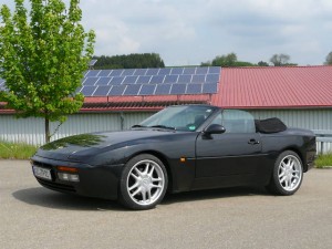 1991 Black Porsche 944 Turbo Cabrio
