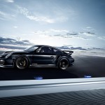 2011 black Porsche 911 GT2 RS wallpaper Side view