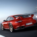 2011 Porsche 911 GT2 RS wallpaper Rear angle view