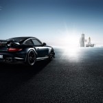 2011 Porsche 911 GT2 RS wallpaper Rear angle view