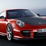 2011 Red Porsche 911 GT2 RS wallpaper Front angle view