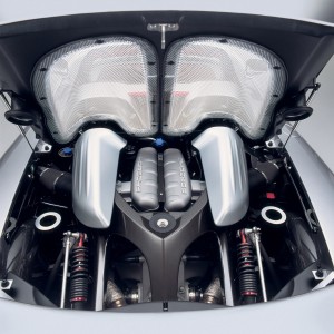 Porsche Carrera GT Rear view Engine