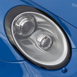2010 blue Porsche 911 Speedster Front light