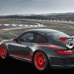 2010 Grey Black Guards Red Porsche 911 GT3 RS wallpaper Side angle view