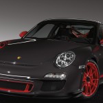 2010 Grey Black Guards Red Porsche 911 GT3 RS wallpaper Front angle view