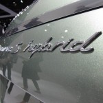 2011 Geneva Motor Show Porsche Panamera Hybrid Sign