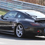 2012 Porsche 911 (991) spy shots Side angle view