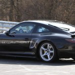 2012 Porsche 911 (991) spy shots Side angle view