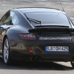 2012 Porsche 911 (991) spy shots Rear angle view