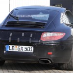 2012 Porsche 911 (991) spy shots Rear view