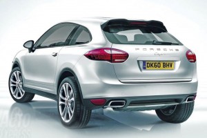 2013 Porsche Cajun - Compact Porsche SUV Rear angle side view