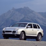 Porsche Cayenne 2003 wallpaper Front angle view