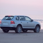 Porsche Cayenne 2003 wallpaper Rear angle side view