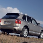 Porsche Cayenne 2008 1600x1200 wallpaper Rear angle view