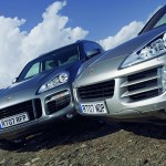 Porsche Cayenne 2008 1600x1200 wallpaper Front angle view