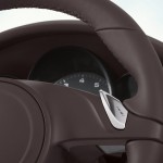 Sand White Porsche Cayenne S Hybrid 2011 3000x1560 wallpaper Interior Steering wheel
