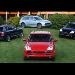 Red Porsche Cayenne S Titanium 2006 1600x1200 wallpaper Front view