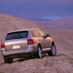 Porsche Cayenne Turbo 2004 1600x1200 wallpaper Rear angle view