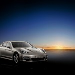Porsche Panamera 2010 1600x1200 wallpaper Front angle view