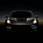 Porsche Panamera 2010 1600x1200 wallpaper Front view Lights on