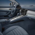 Aqua Blue Metallic Porsche Panamera 4S 2011 wallpaper Interior
