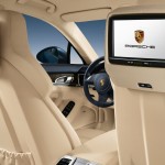 Aqua Blue Metallic Porsche Panamera 4S 2011 wallpaper Interior
