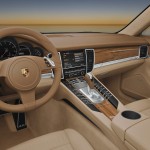 Cognac Metallic Porsche Panamera 4 2011 wallpaper Interior