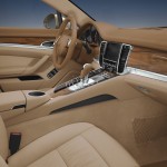 Cognac Metallic Porsche Panamera 4 2011 wallpaper Interior