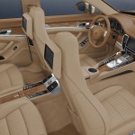 Cognac Metallic Porsche Panamera 4 2011 wallpaper Interior