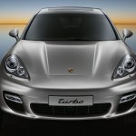 GT Silver Metallic Porsche Panamera Turbo 2011 wallpaper Front view
