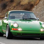 2011 Singer Racing Green Porsche 911 Front view