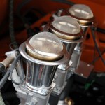 Singer Racing Orange Porsche 911 Engine