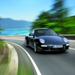 2011 Black Porsche 911 Black Edition Wallpaper Front angle view