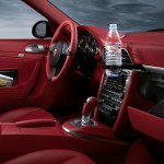 2011 Black Porsche 911 Carrera 4 Wallpaper Red interior