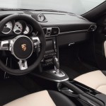 2011 Black Porsche 911 Turbo S Cabriolet Wallpaper Interior