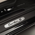 2011 Black Porsche 911 Turbo S Cabriolet Wallpaper Door sill