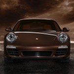 2011 Brown Porsche 911 Carrera S Wallpaper Front view