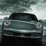 2011 Green Porsche 911 Targa 4 Wallpaper Front view