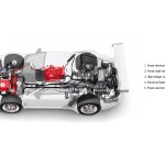 2011 Orange Porsche 911 GT3 R Hybrid Wallpaper Top view - Technical
