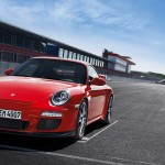 2011 Red Porsche 911 GT3 Wallpaper Front angle view