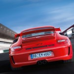 2011 Red Porsche 911 GT3 Wallpaper Rear view