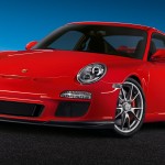 2011 Red Porsche 911 GT3 Wallpaper Front angle view