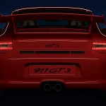 2011 Red Porsche 911 GT3 Wallpaper Rear view