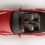 2011 Red Porsche 911 Turbo Cabriolet Wallpaper Top view