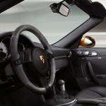 2011 Red Porsche 911 Turbo Cabriolet Wallpaper Interior
