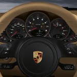 2011 Red Porsche 911 carrera 4S Wallpaper Interior Steering wheel