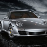 2011 Silver Porsche 911 Carrera Front angle view