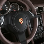2011 Silver Porsche 911 Carrera Wallpaper Interior Steering wheel