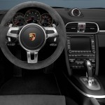 2011 White Porsche 911 Carrera GTS Cabriolet Wallpaper Interior Steering wheel
